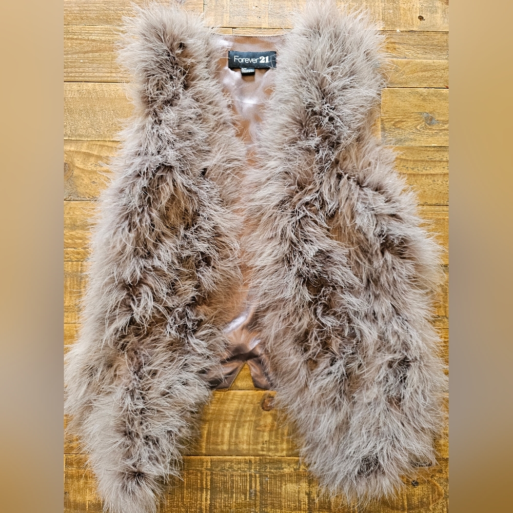 Forever 21 Feather vest